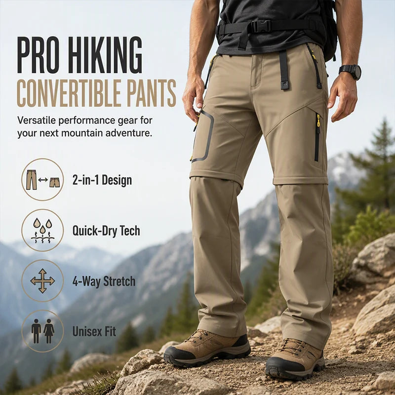 Convertible Quick-Dry Outdoor Trousers