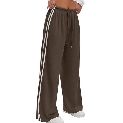 Women's Side Stripe Wide Leg Trousers
