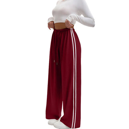 Women's Side Stripe Wide Leg Trousers