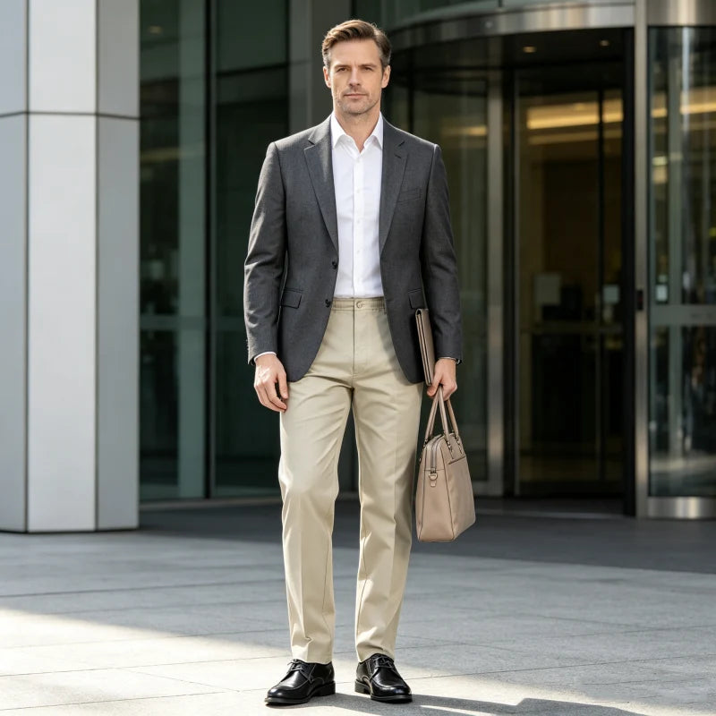 Men's Slim-Fit Trousers