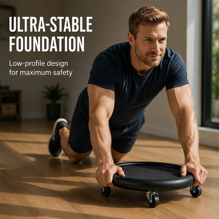 Abdominal Roller Disc with Knee Pad