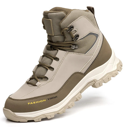 Men's Rugged Steel-Toe Work Boots