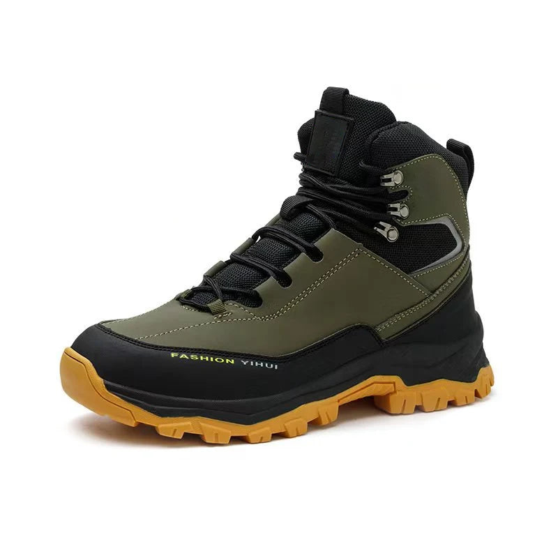 Men's Rugged Steel-Toe Work Boots