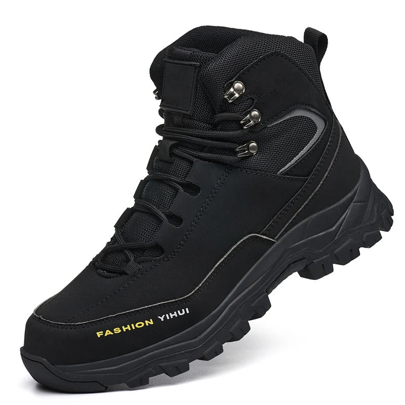 Men's Rugged Steel-Toe Work Boots
