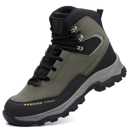 Men's Rugged Steel-Toe Work Boots