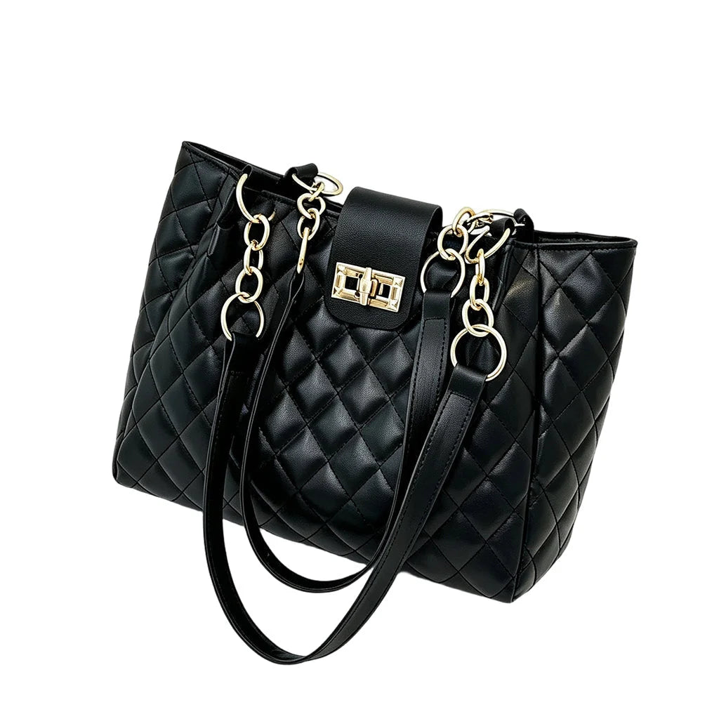Women's Woven Straw Shoulder Bag