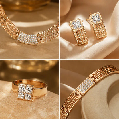 Women's Elegant Rhinestone Jewellery Set