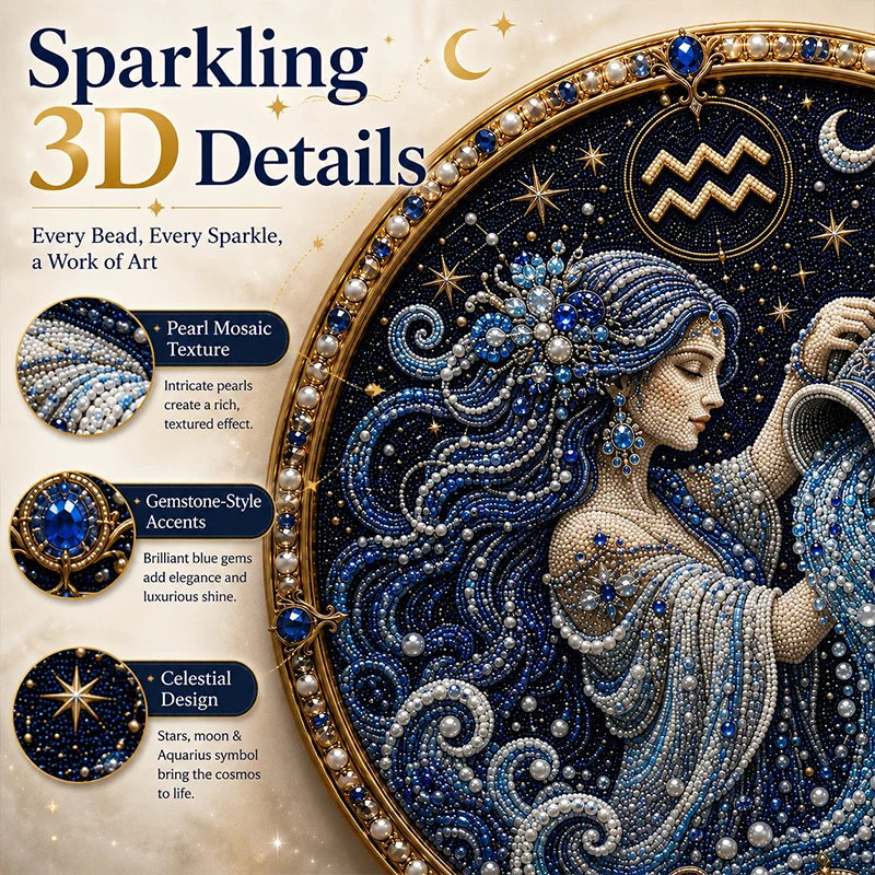 Celestial Zodiac Bead Art Kit