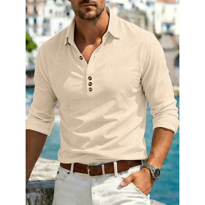 Men's Long-Sleeve Button-Up Shirt