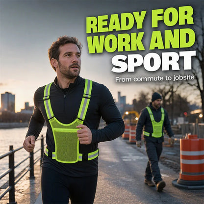 Adjustable High Visibility Reflective Vest