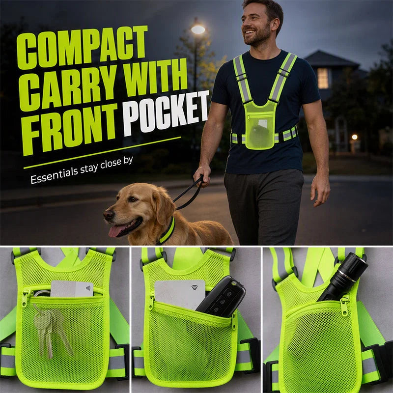 Adjustable High Visibility Reflective Vest