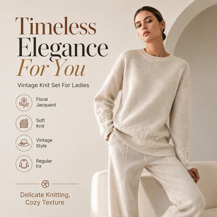 Women's Cable Knit Round Neck Jumper
