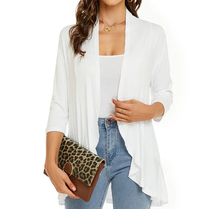 Women's Flowing Open Front Cardigan