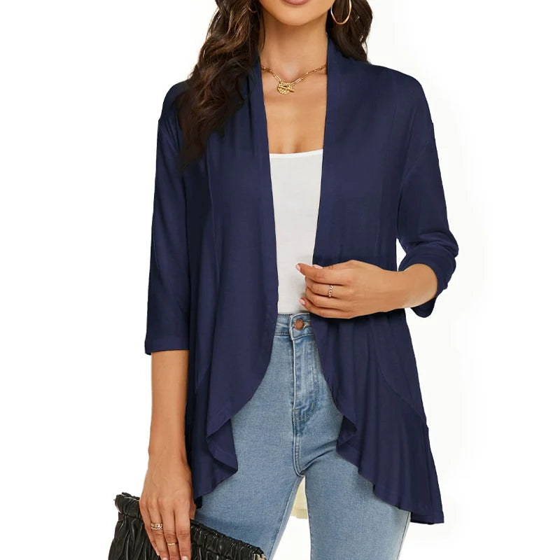 Women's Flowing Open Front Cardigan