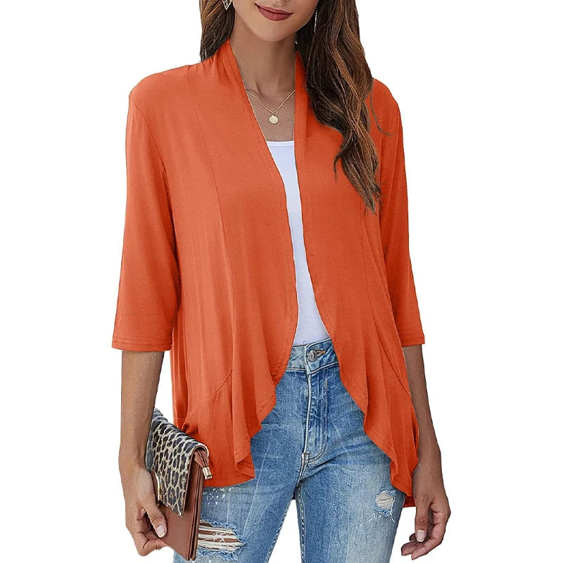 Women's Flowing Open Front Cardigan
