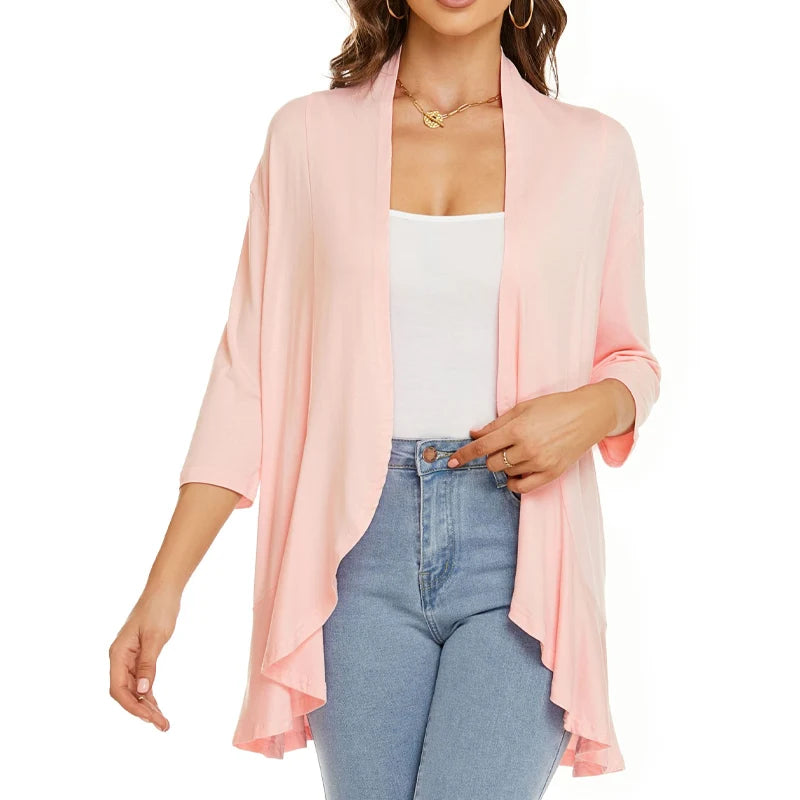 Women's Flowing Open Front Cardigan