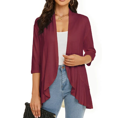 Women's Flowing Open Front Cardigan