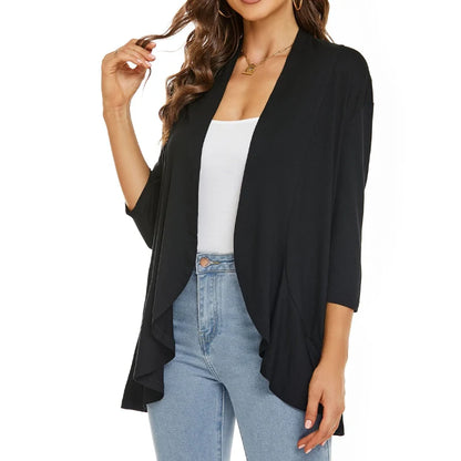 Women's Flowing Open Front Cardigan