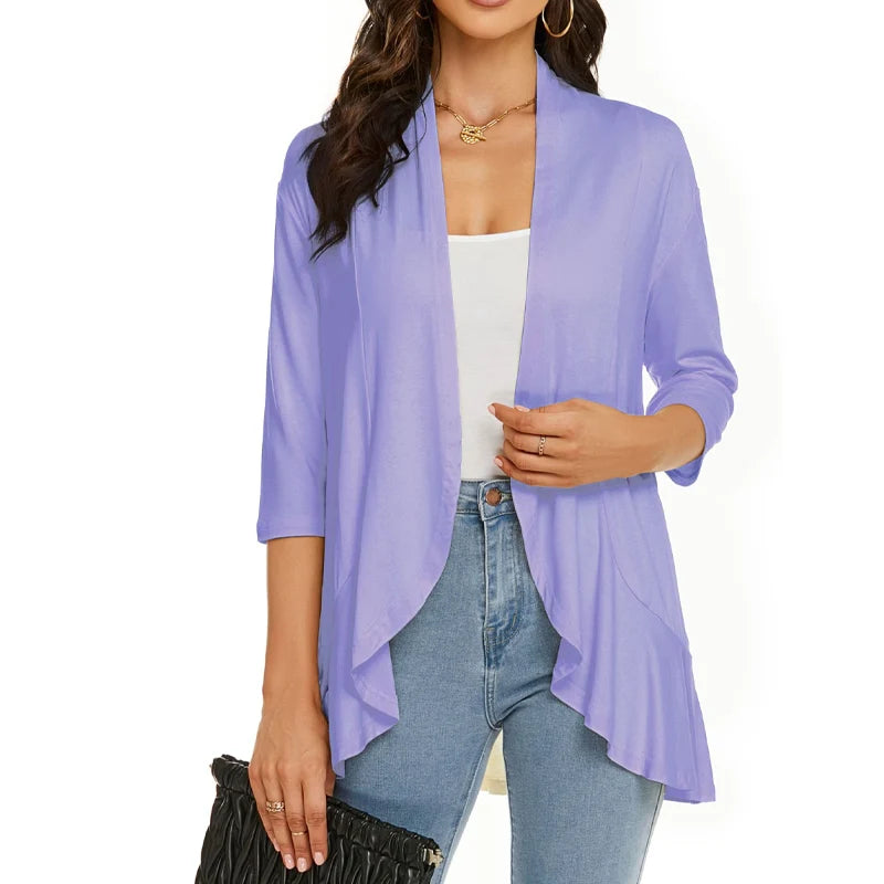 Women's Flowing Open Front Cardigan
