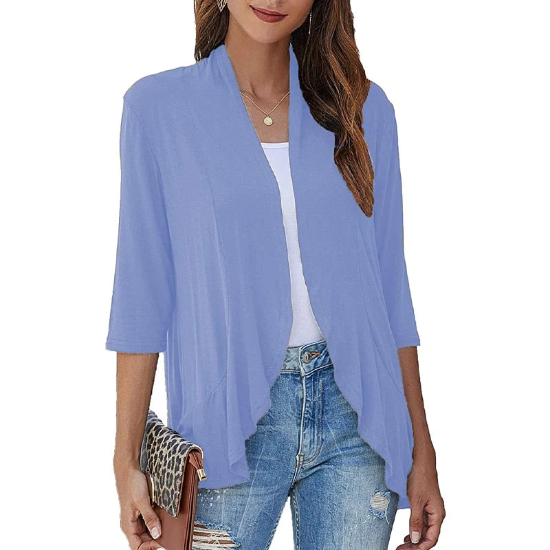 Women's Flowing Open Front Cardigan
