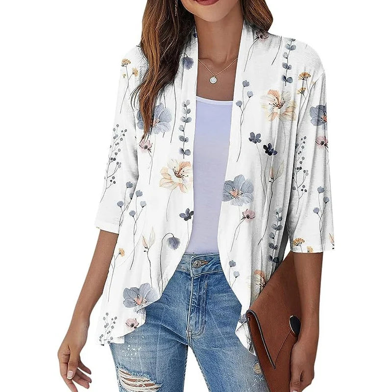 Women's Flowing Open Front Cardigan