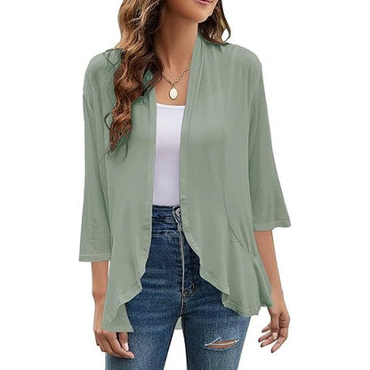 Women's Flowing Open Front Cardigan