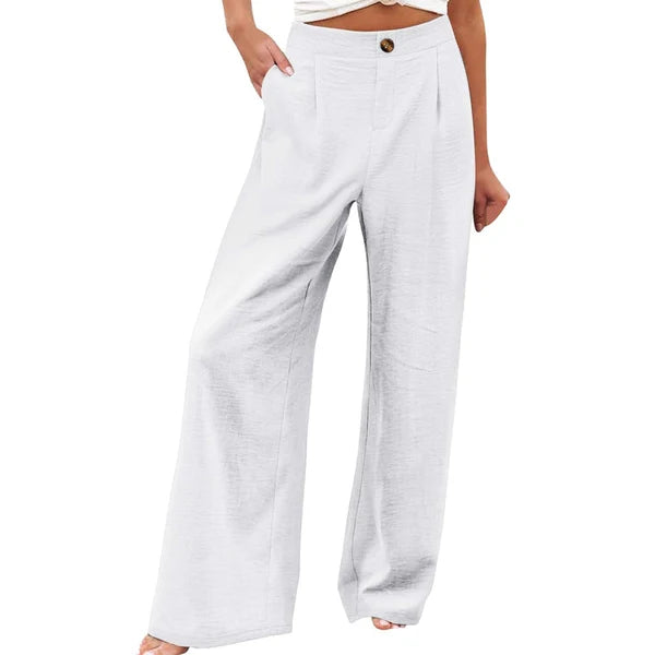 Women's High Waist Wide Leg Trousers