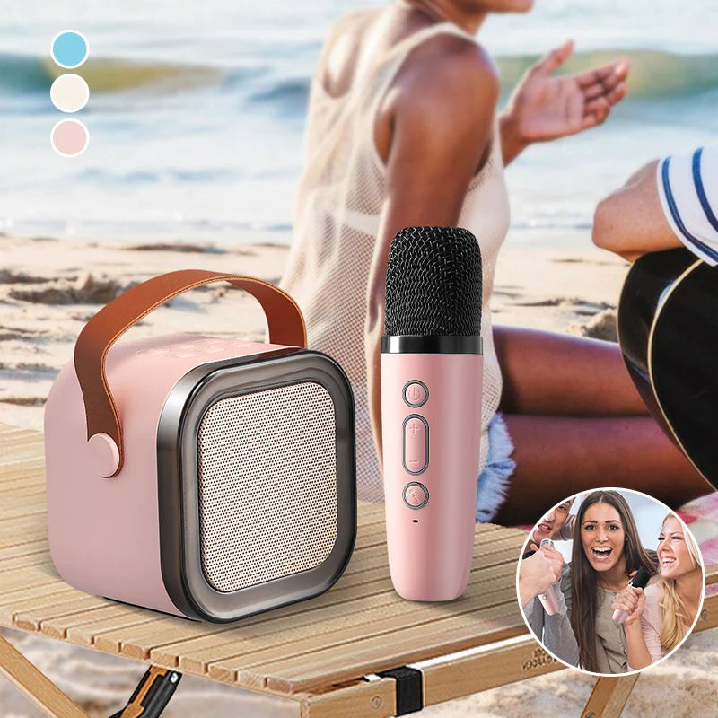 Mini Bluetooth Karaoke Speaker Set