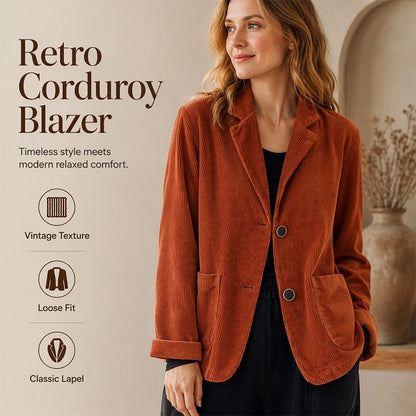 Women's Corduroy Button Front Jacket