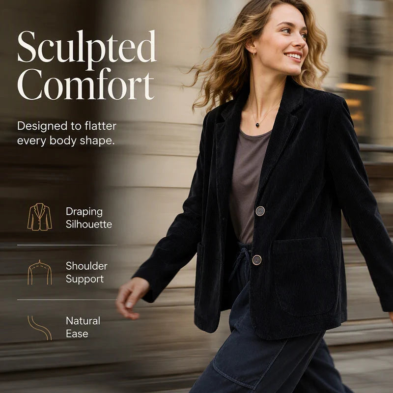 Women's Corduroy Button Front Jacket