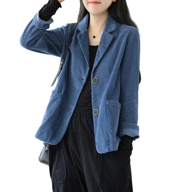Women's Corduroy Button Front Jacket
