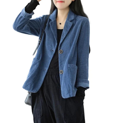Women's Corduroy Button Front Jacket