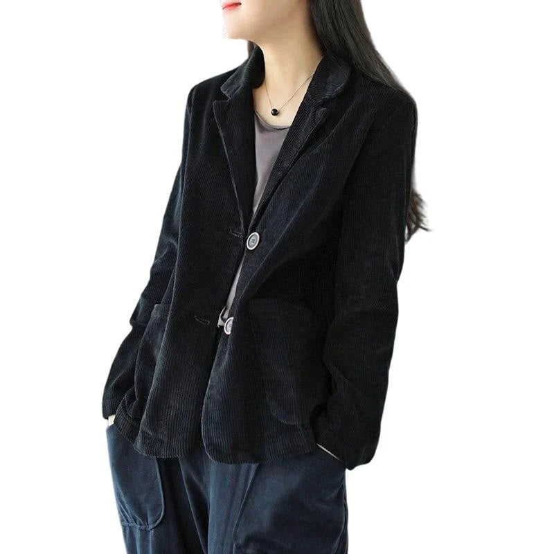 Women's Corduroy Button Front Jacket