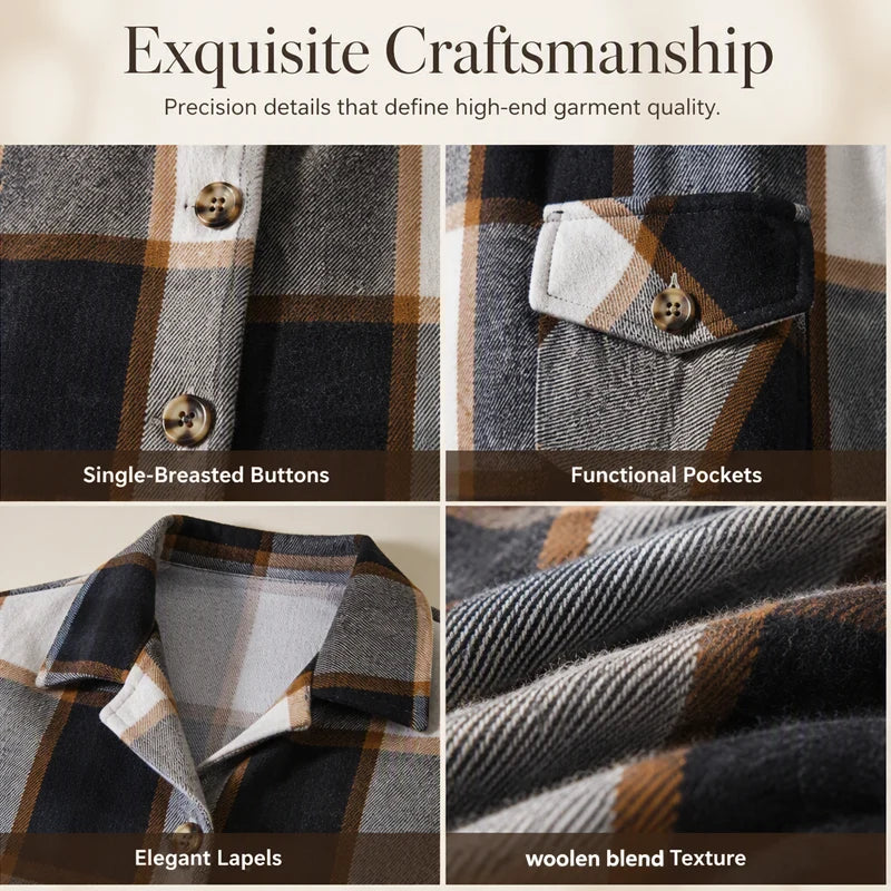 Women's Relaxed Check Longline Shirt