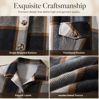 Women's Relaxed Check Longline Shirt