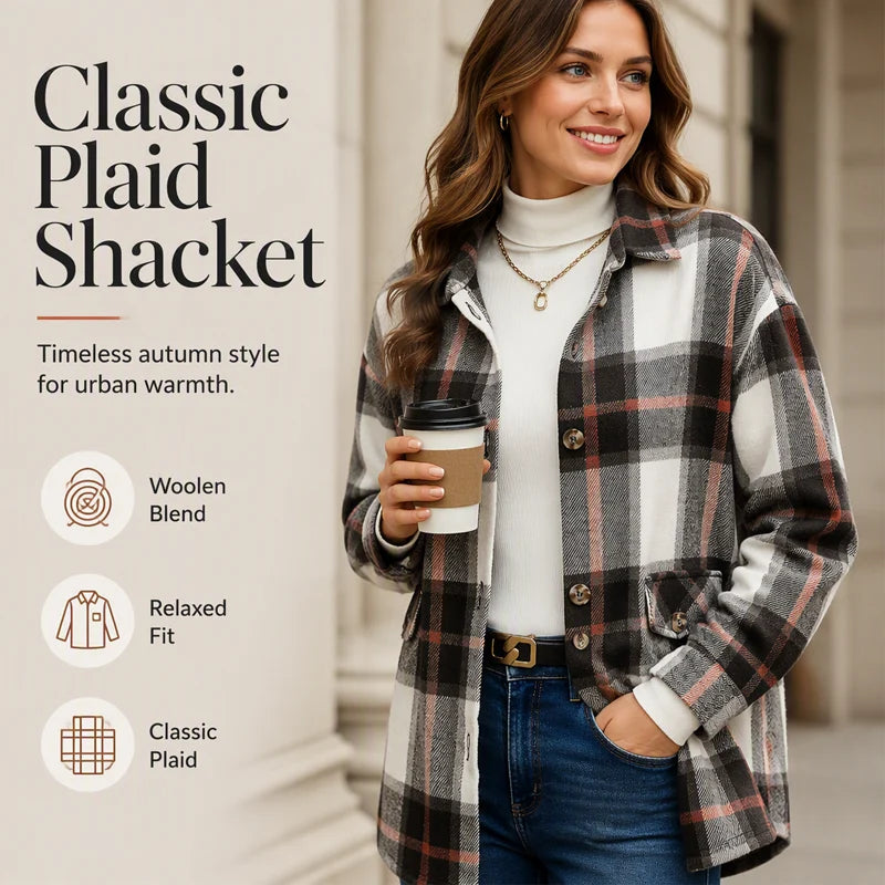 Women's Relaxed Check Longline Shirt