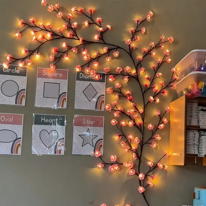 Decorative Floral Vine String Lights
