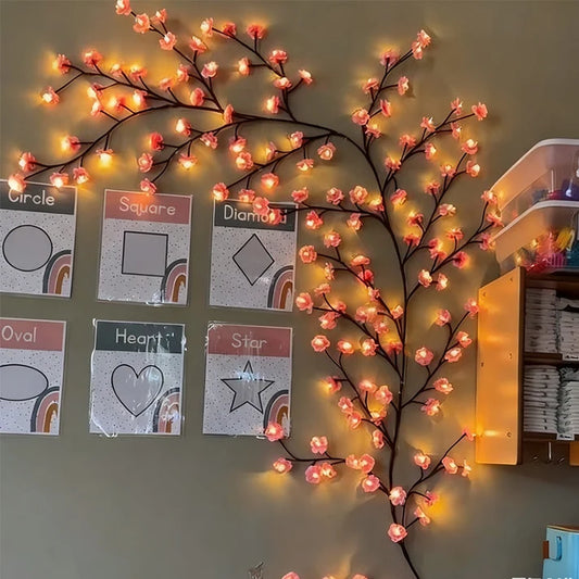 Decorative Floral Vine String Lights