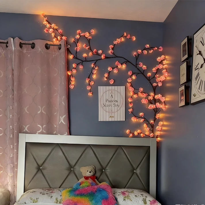 Decorative Floral Vine String Lights