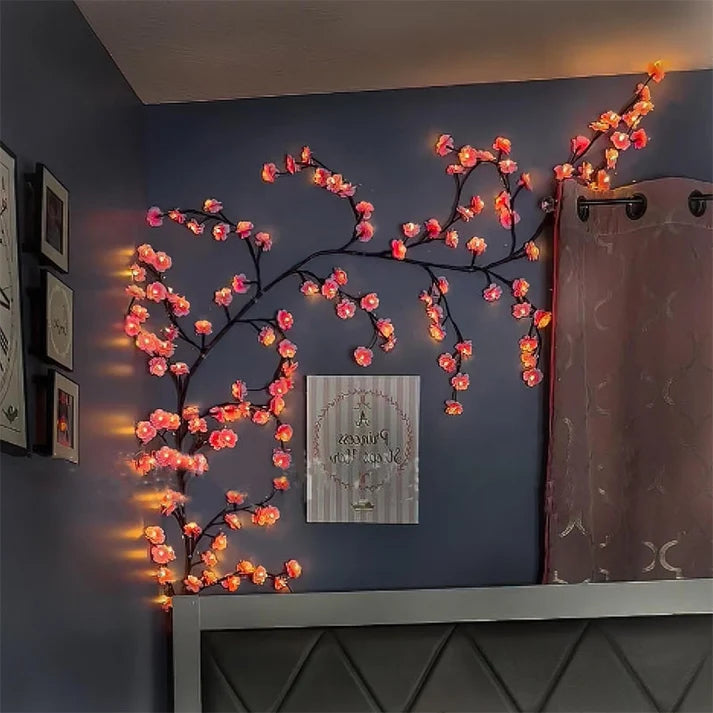 Decorative Floral Vine String Lights