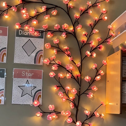 Decorative Floral Vine String Lights