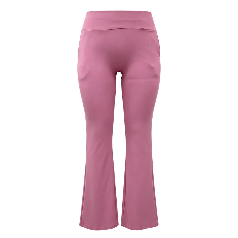 Women's High Waist Flared Active Trousers
