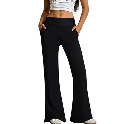 Women's High Waist Flared Active Trousers