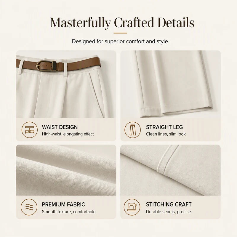 Women's Tailored Wide Leg Trousers