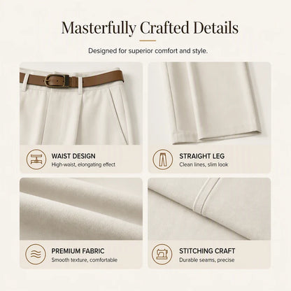Women's Tailored Wide Leg Trousers