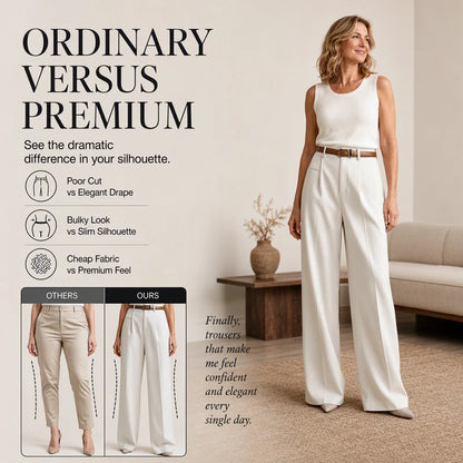 Women's Tailored Wide Leg Trousers