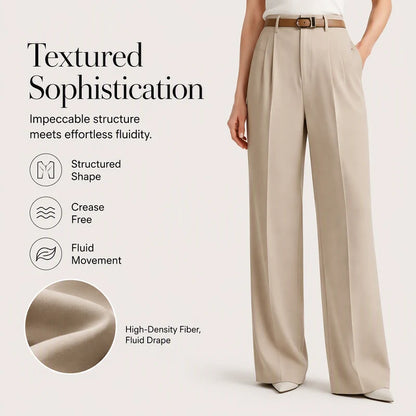 Women's Tailored Wide Leg Trousers
