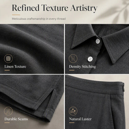 Women's Relaxed Shirt & Maxi Skirt Set