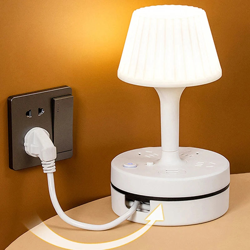 Bedside Lamp with Charging Hub