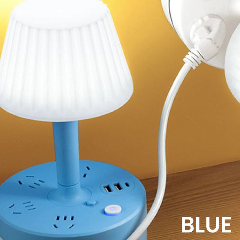 Bedside Lamp with Charging Hub